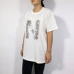 Crinkle Effect Alphabet N Short Sleeves T-shirt
