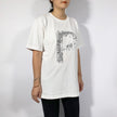 Crinkle Effect Alphabet P Short Sleeves T-shirt