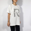 Crinkle Effect Alphabet R Short Sleeves T-shirt