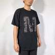 Crinkle Effect Alphabet M Short Sleeves T-shirt