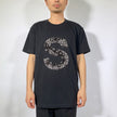 Crinkle Effect Alphabet S Short Sleeves T-shirt