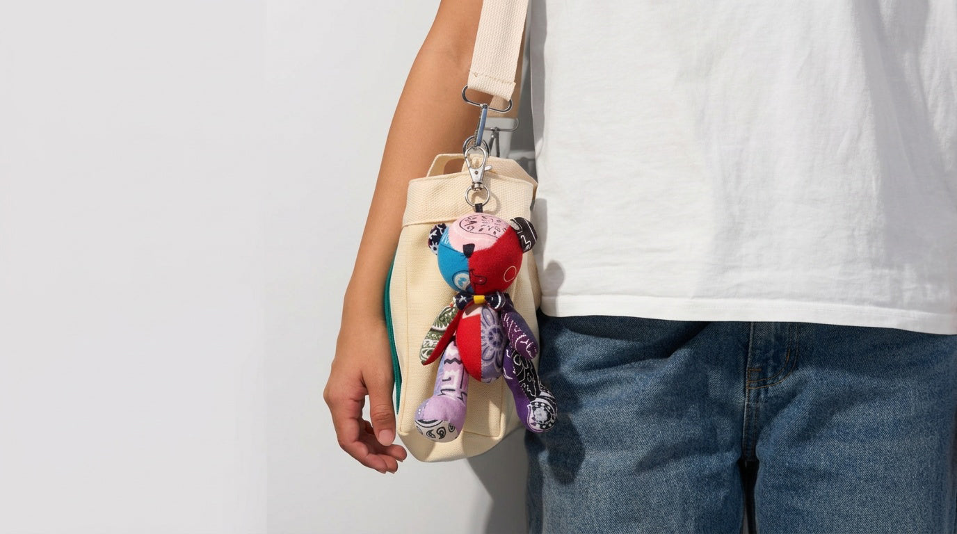 Remake Bandana Key Chain
